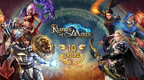 Runes of magic for handheld devices